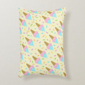 Almofada fofa com estampa contínua de sorvetes accent kussen (Voorkant(Verticaal))