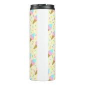 Almofada fofa com estampa contínua de sorvetes thermosbeker (Achterkant)