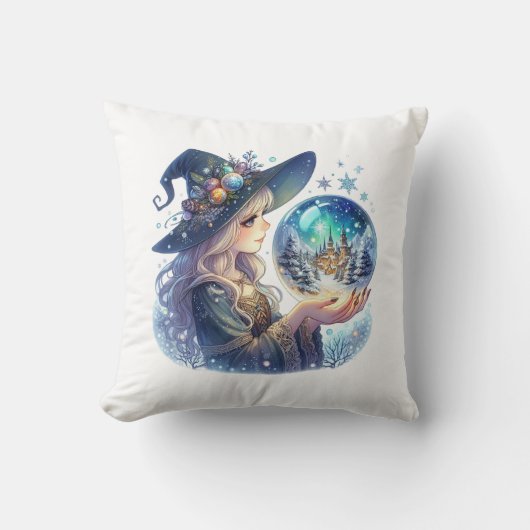 Almofada (Pillow) Bruxa Natalina Kussen (Voorkant)