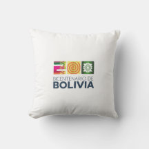 Almohada bicentenario de Bolivia