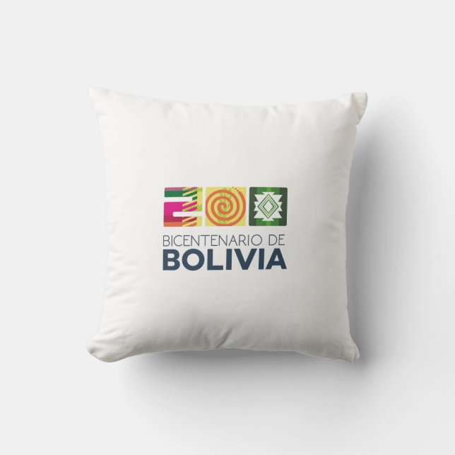 Almohada bicentenario de Bolivia Kussen (Voorkant)