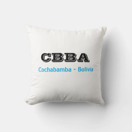 Almohada CBBA Cochabamba Bolivia Kussen