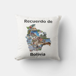 Almohada recuerdo de Bolivia Kussen