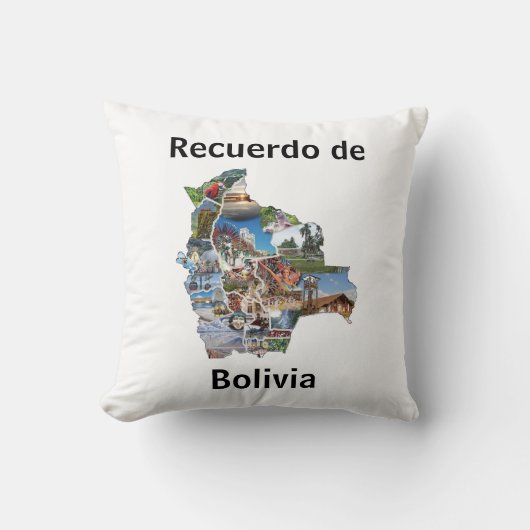 Almohada recuerdo de Bolivia Kussen (Voorkant)