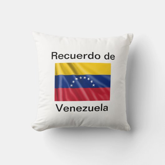 Almohada recuerdo de Venezuela Kussen (Voorkant)