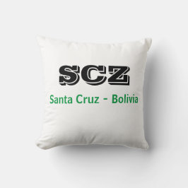 Almohada SCZ SAnta Cruz Bolivia Kussen