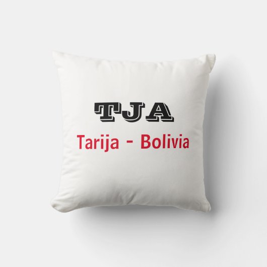 Almohada Tarija Bolivia Kussen (Voorkant)