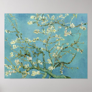 Almond Blossom door Van Gogh Fine Art Poster Print