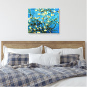 Almond Blossom door Van Gogh Wrapped Canvas Afdruk (Insitu (Slaapkamer))