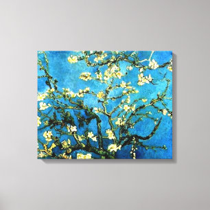 Almond Blossom door Van Gogh Wrapped Canvas Afdruk