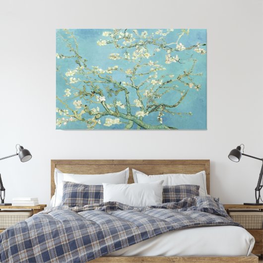 Almond Blossom door Vincent van Gogh Canvas Afdruk (Insitu (Slaapkamer))