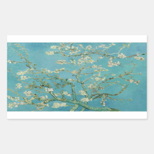 Almond Blossom door Vincent Van Gogh Fine Art Rechthoekige Sticker