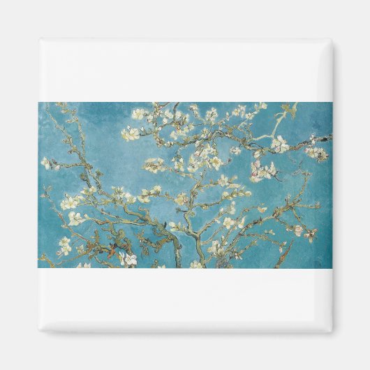 Almond Blossom door Vincent van Gogh Magneet (Voorkant)