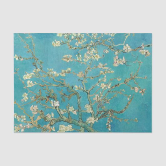 Almond Blossom door Vincent van Gogh Tissuepapier (Voorkant)