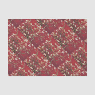 Almond Blossom Red Vincent van Gogh Art Painting Tissuepapier