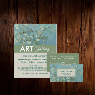 Almond Blossom, Van Gogh, Art Dealer, Gallery Flyer