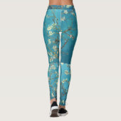 Almond Blossom Van Gogh Beaux Art Leggings Pantalo (Dos)