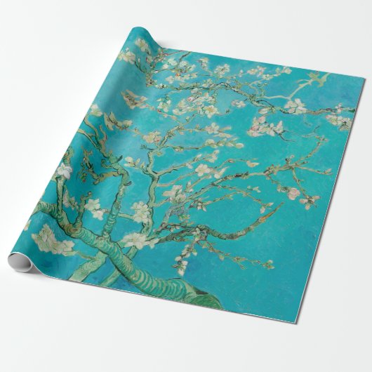 Almond Blossom Van Gogh Cadeaupapier (Uitgerold)