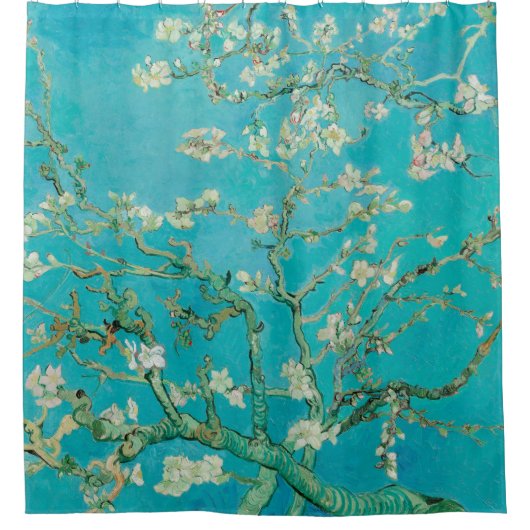 Almond Blossom Van Gogh Douchegordijn (Voorkant)