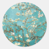 Almond blossom, Van Gogh Ronde Sticker (Voorkant)