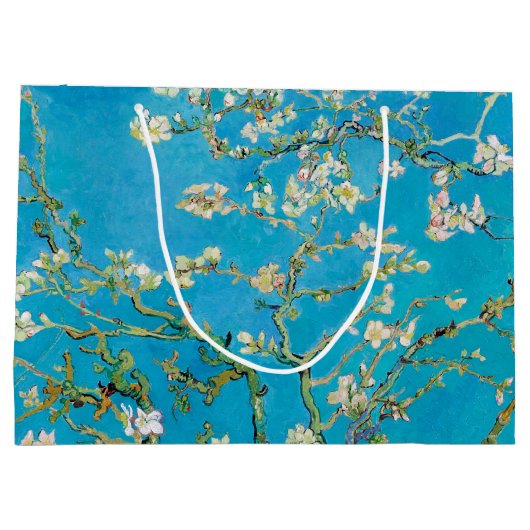 Almond Blossom, Vincent van Gogh Grand sac cadeau (Dos)
