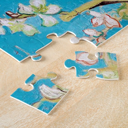 Almond Blossom, Vincent van Gogh Legpuzzel (Zijkant)