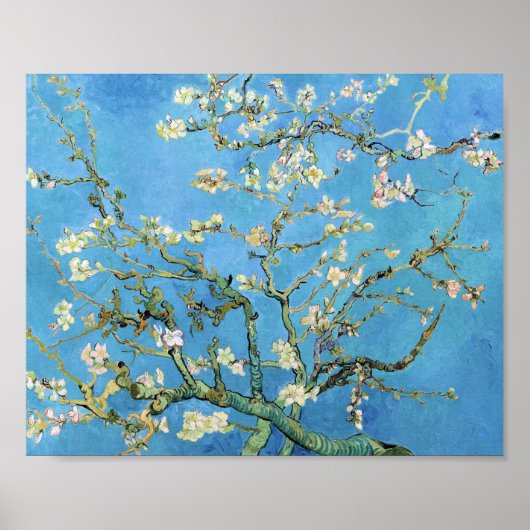 Almond Blossom Vincent Van Gogh Poster (Voorkant)