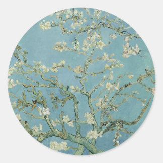 Almond Blossom: Vincent Van Gogh Ronde Sticker
