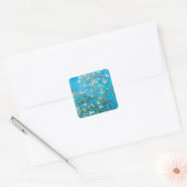 Almond Blossom Vincent van Gogh Vierkante Sticker (Envelop)