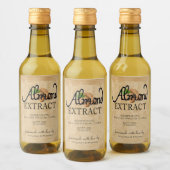 Almond Extract Wijn Etiket (Flessen)