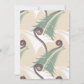 Almond Koru - Nouveau Début - Invitation (Dos)