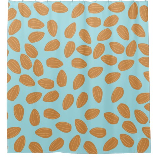 Almond Pattern Douchegordijn (Voorkant)