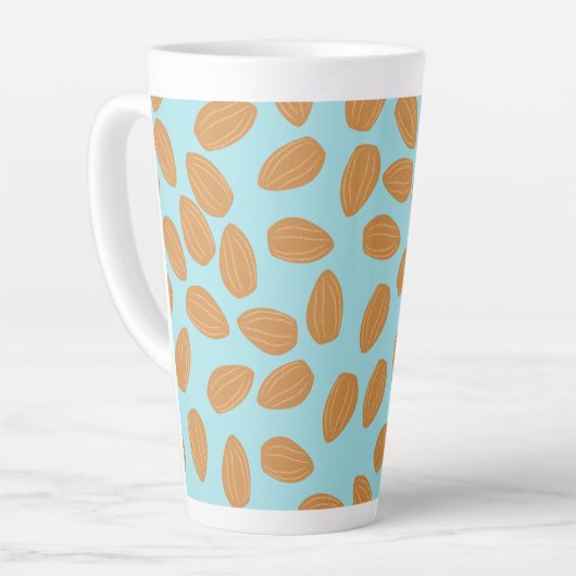 Almond Pattern Latte Mok (Linkerhoek)