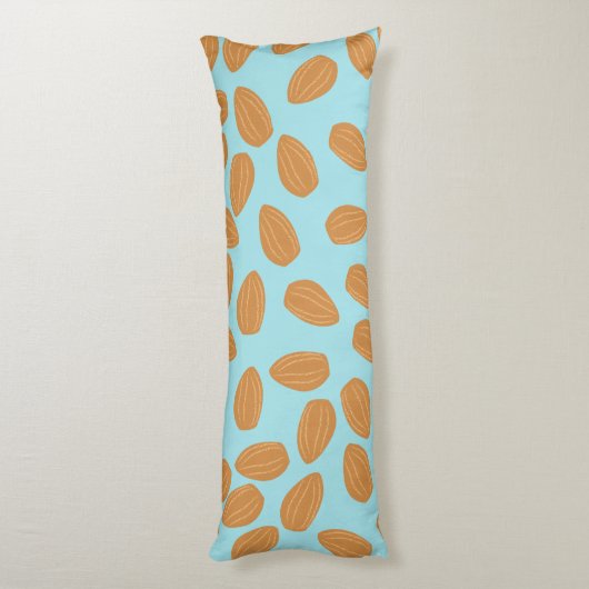 Almond Pattern Lichaamskussen (Achterkant (Verticaal))