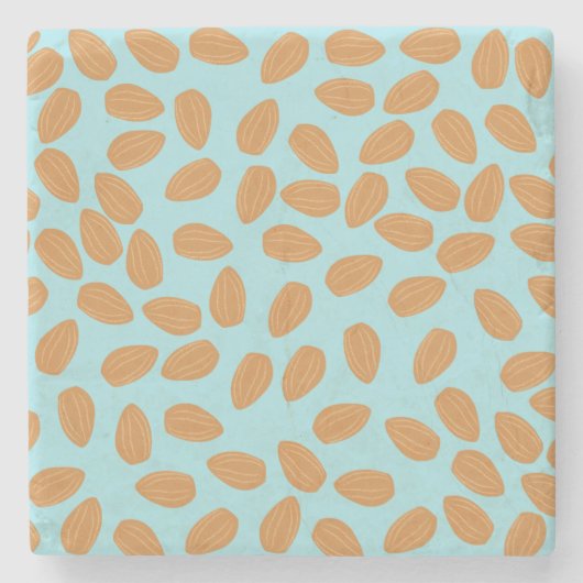 Almond Pattern Stenen Onderzetter (Voorkant)