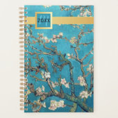 Almond Tree Gold Ribbon Van Gogh Planner (Voorkant)