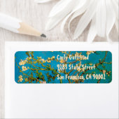 Almond Tree Van Gogh Fine Art bloeien Etiket (Insitu)