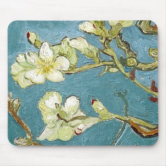 Almond Tree Van Gogh Fine Art bloeien Muismat (Voorkant)