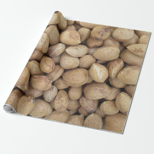 Almonds Herfst Autumn Pattern Cadeaupapier