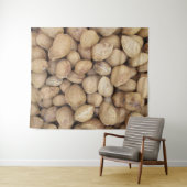 Almonds Herfst Autumn Pattern Wandkleed (In Situ (horizontaal))