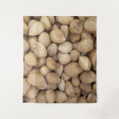 Almonds Herfst Autumn Pattern Wandkleed (Voorkant)