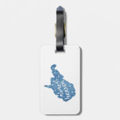 Almost Heaven West Virginia Bagagelabel (Achterkant verticaal)