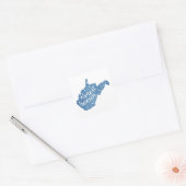 Almost Heaven West Virginia Vierkante Sticker (Envelop)