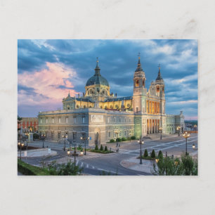 Almuneda cathedraal in Madrid Briefkaart