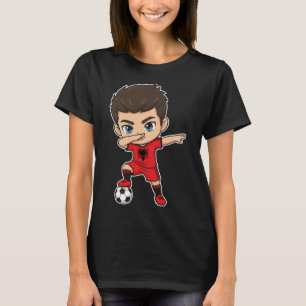Alnia Dab Kid Doel Cartoon Alnia Vlag Voor Jongens T-shirt