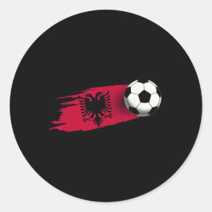 Alnia Vlag Jersey Alniaans Voetbalteam Alniaans Ronde Sticker