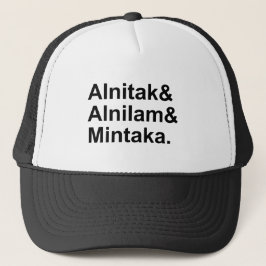 Alnitak Alnilam Mintaka | 3 sterren van de gordel  Trucker Pet