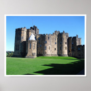 Alnwick Castle, Northumberland, Engeland Poster