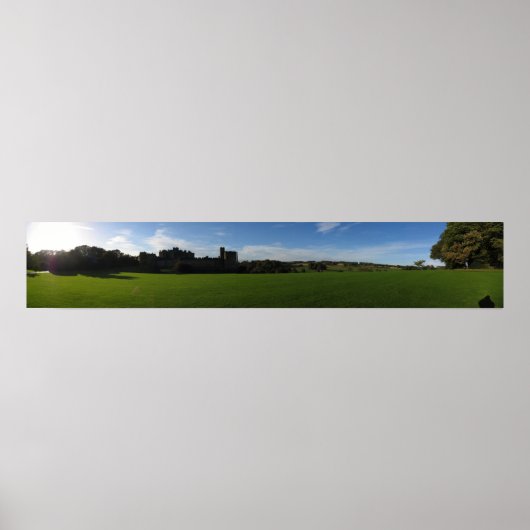 Alnwick Castle Panoramic Poster (Voorkant)