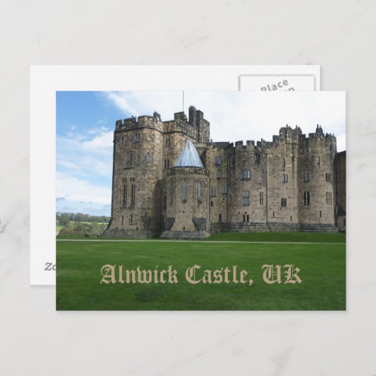 Alnwick Castle UK Briefkaart (Voorkant / Achterkant)